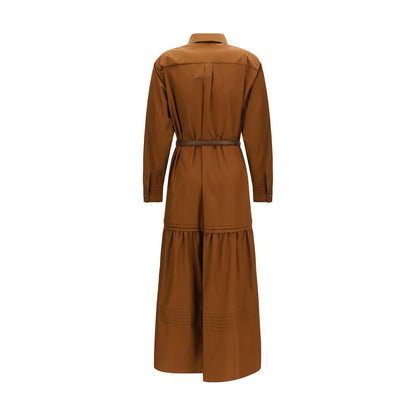 Robe décontractée Max Mara en coton marron