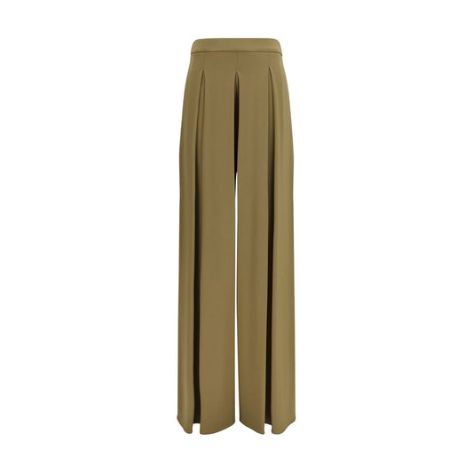 Pantalones Casuales Max Mara Bicolores de Viscosa Pura