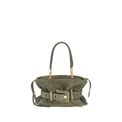 Bolso Balmain De Ante Bicolar Bos Taurus Diseño Contemporáneo