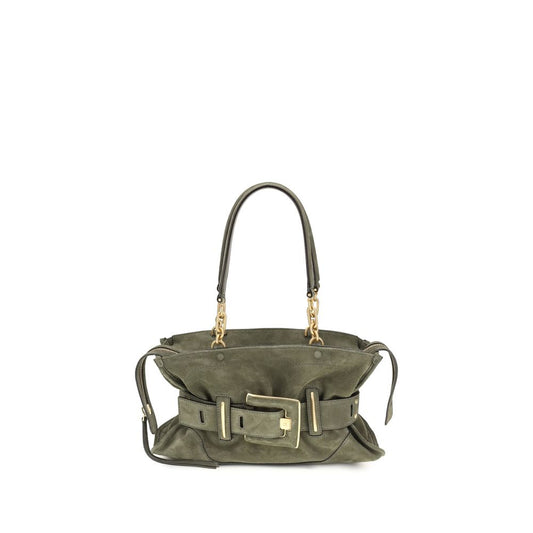 Bolso Balmain De Ante Bicolar Bos Taurus Diseño Contemporáneo