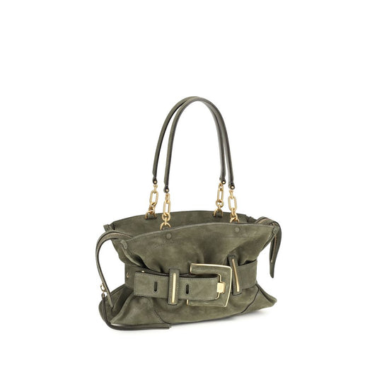 Bolso Balmain De Ante Bicolar Bos Taurus Diseño Contemporáneo