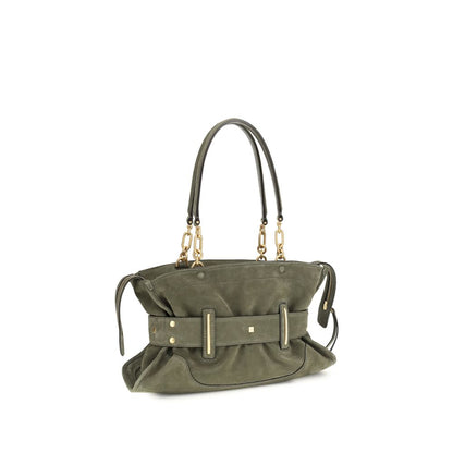 Bolso Balmain De Ante Bicolar Bos Taurus Diseño Contemporáneo