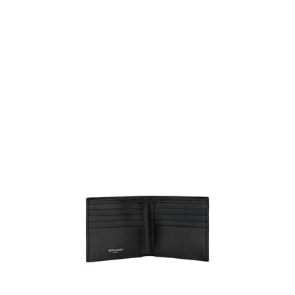 Cartera Saint Laurent de Piel de Becerro Negra Bos Taurus