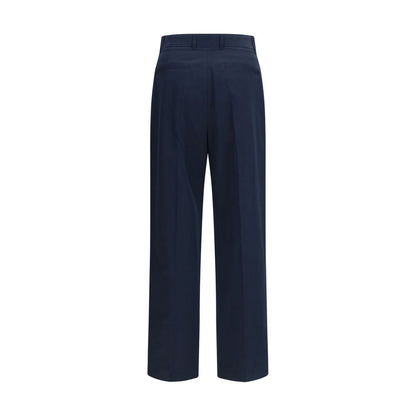 Pantalon décontracté Valentino Garavani bleu en coton