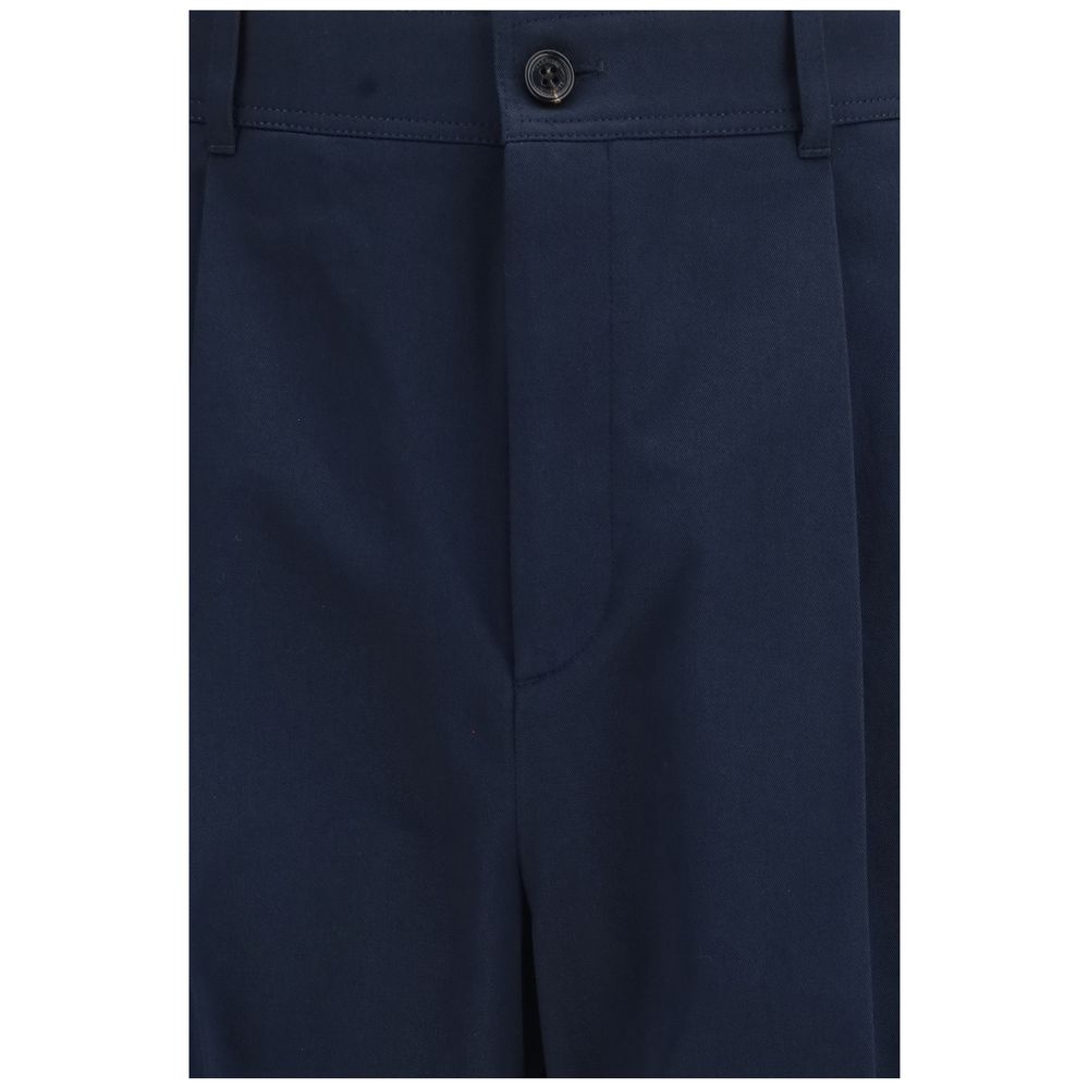 Pantalon décontracté Valentino Garavani bleu en coton