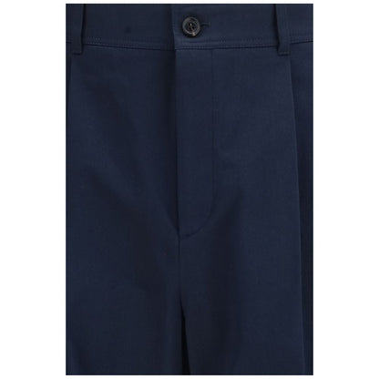 Pantalon décontracté Valentino Garavani bleu en coton