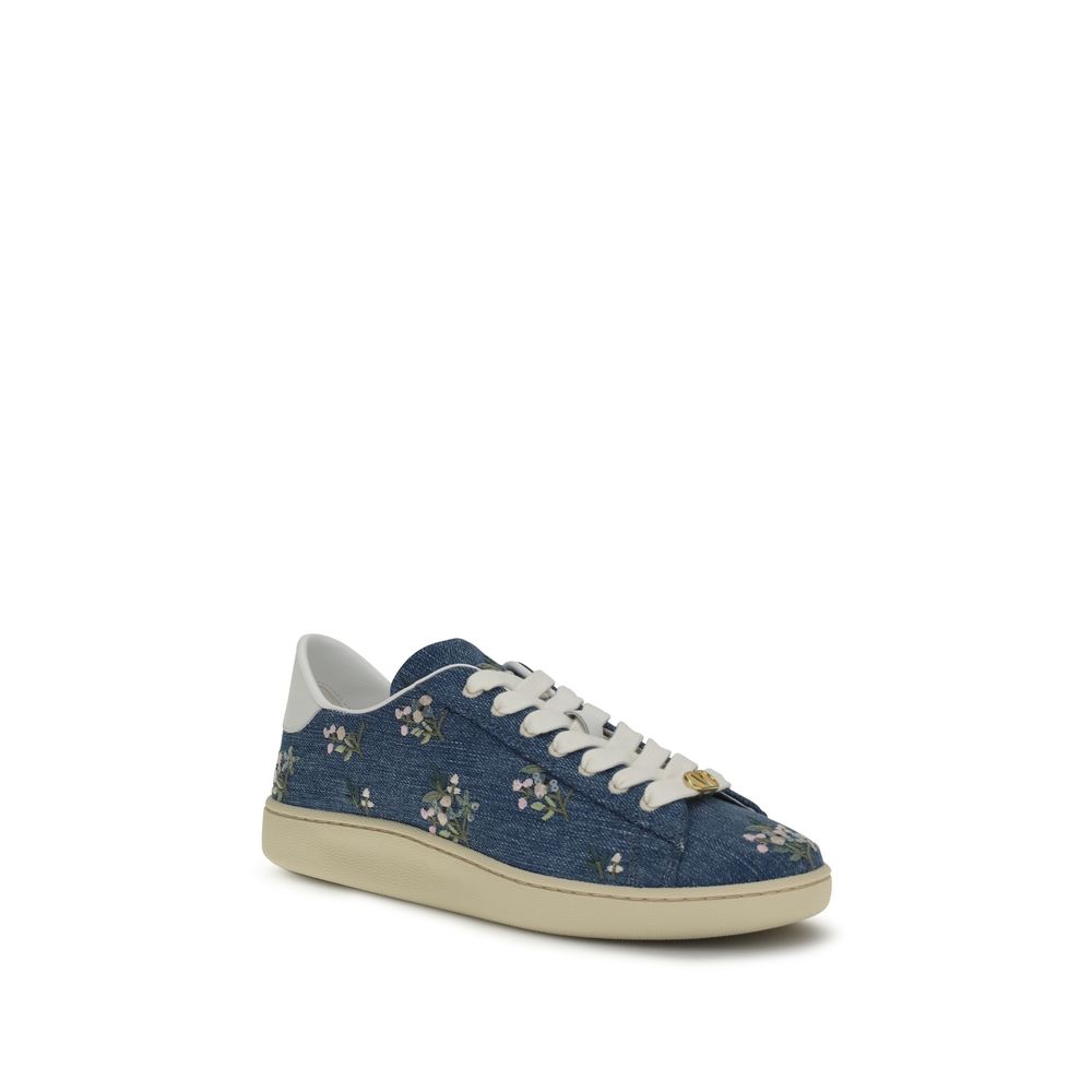 Zapatillas bajas Valentino Garavani de tela azul