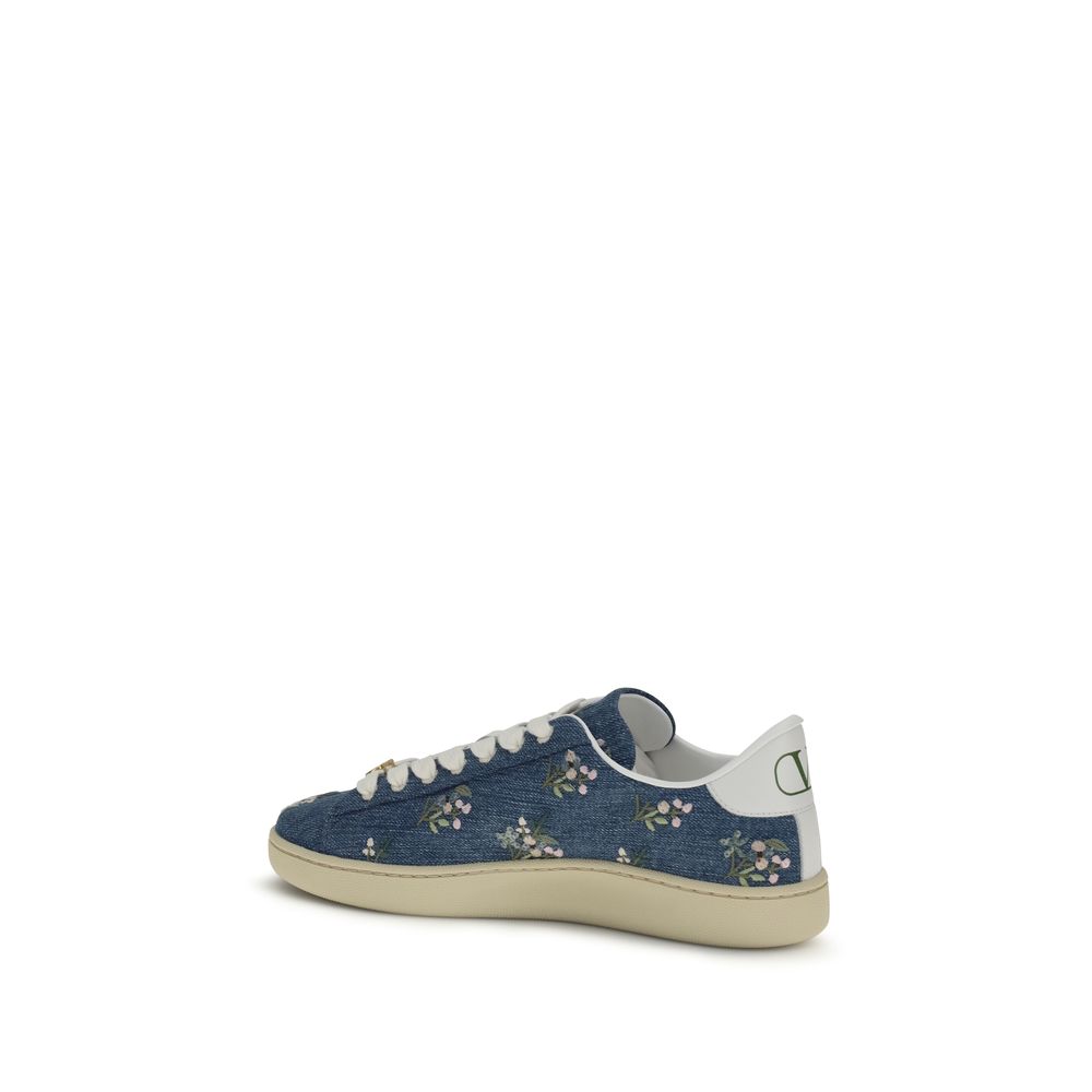 Zapatillas bajas Valentino Garavani de tela azul