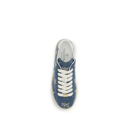 Zapatillas bajas Valentino Garavani de tela azul