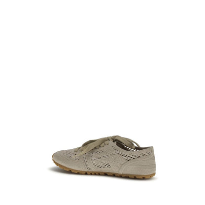 Zapatillas deportivas Balmain de algodón beige
