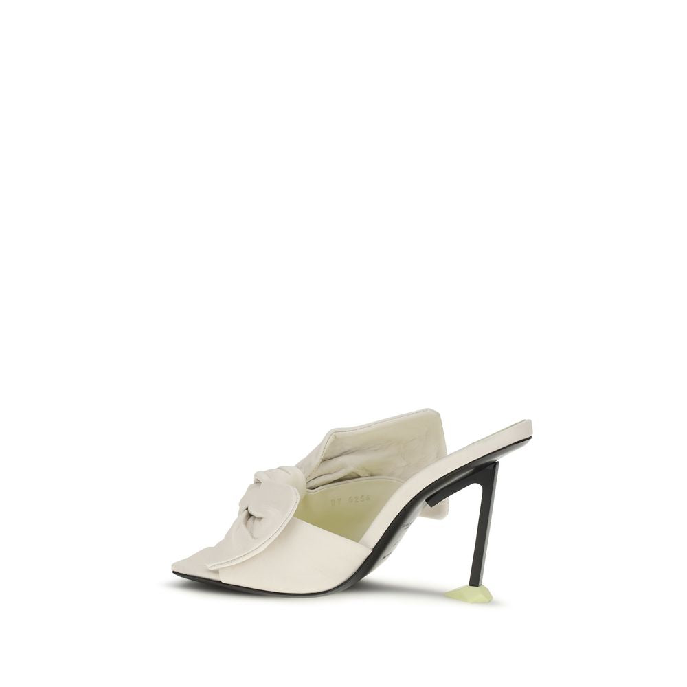 Mules Givenchy de Piel de Cordero Blanca Ovis Aries Aries