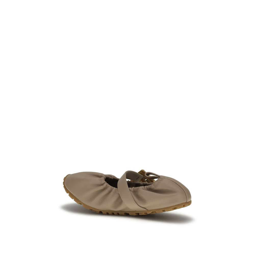 Bailarinas Balmain Beige de Cordero Ovis Aries Aries