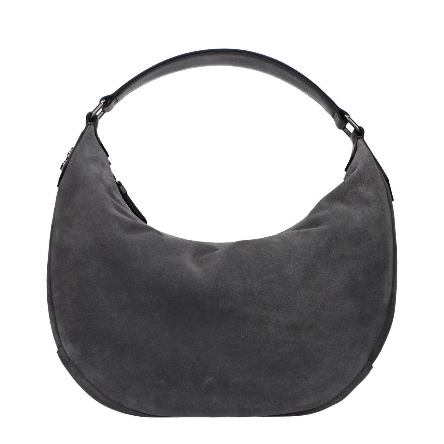 Bolso de hombro Jimmy Choo de cuero gris