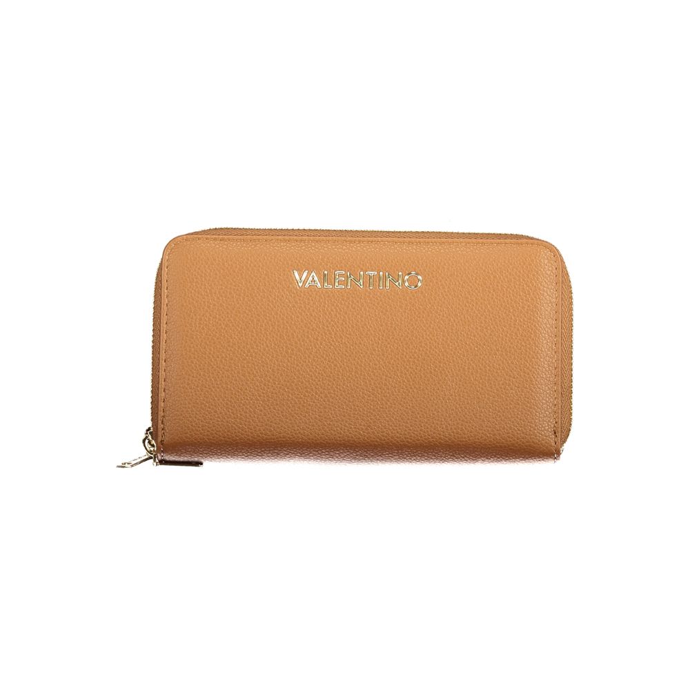 Cartera de mujer de poliuretano marrón Mario Valentino