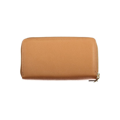 Cartera de mujer de poliuretano marrón Mario Valentino