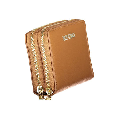 Cartera de mujer de poliuretano marrón Mario Valentino