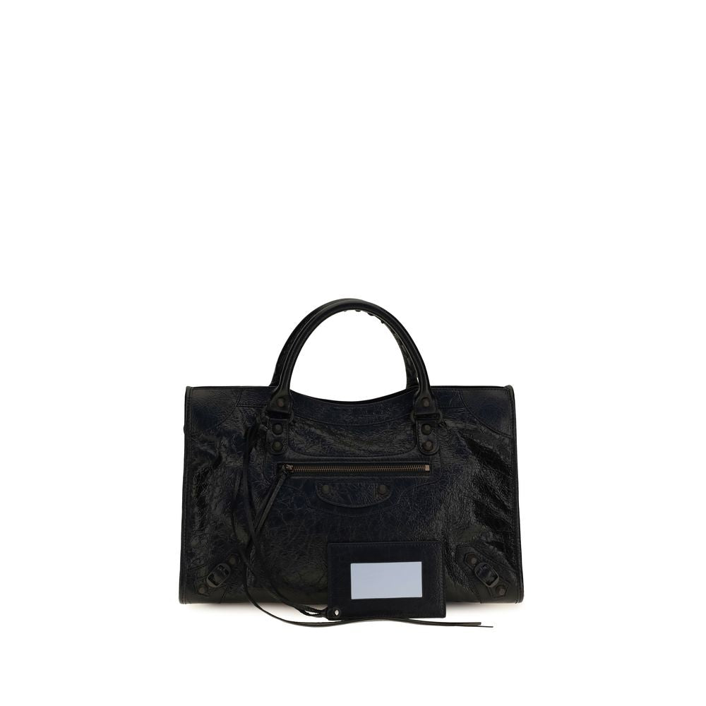 Bolso Balenciaga negro de piel de cordero Ovis Aries Aries