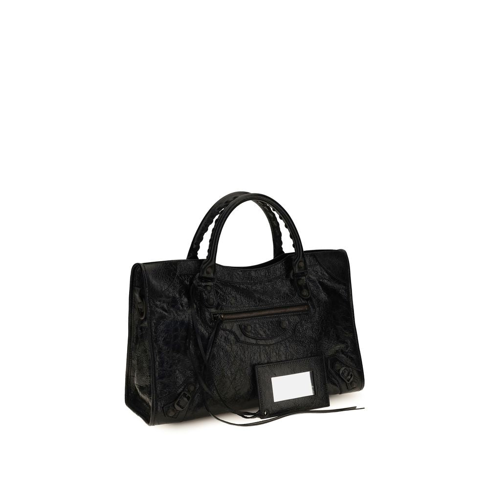 Bolso Balenciaga negro de piel de cordero Ovis Aries Aries