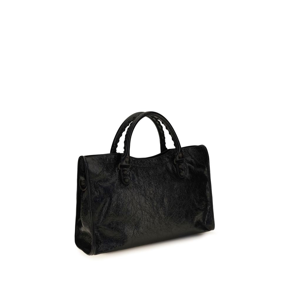 Bolso Balenciaga negro de piel de cordero Ovis Aries Aries