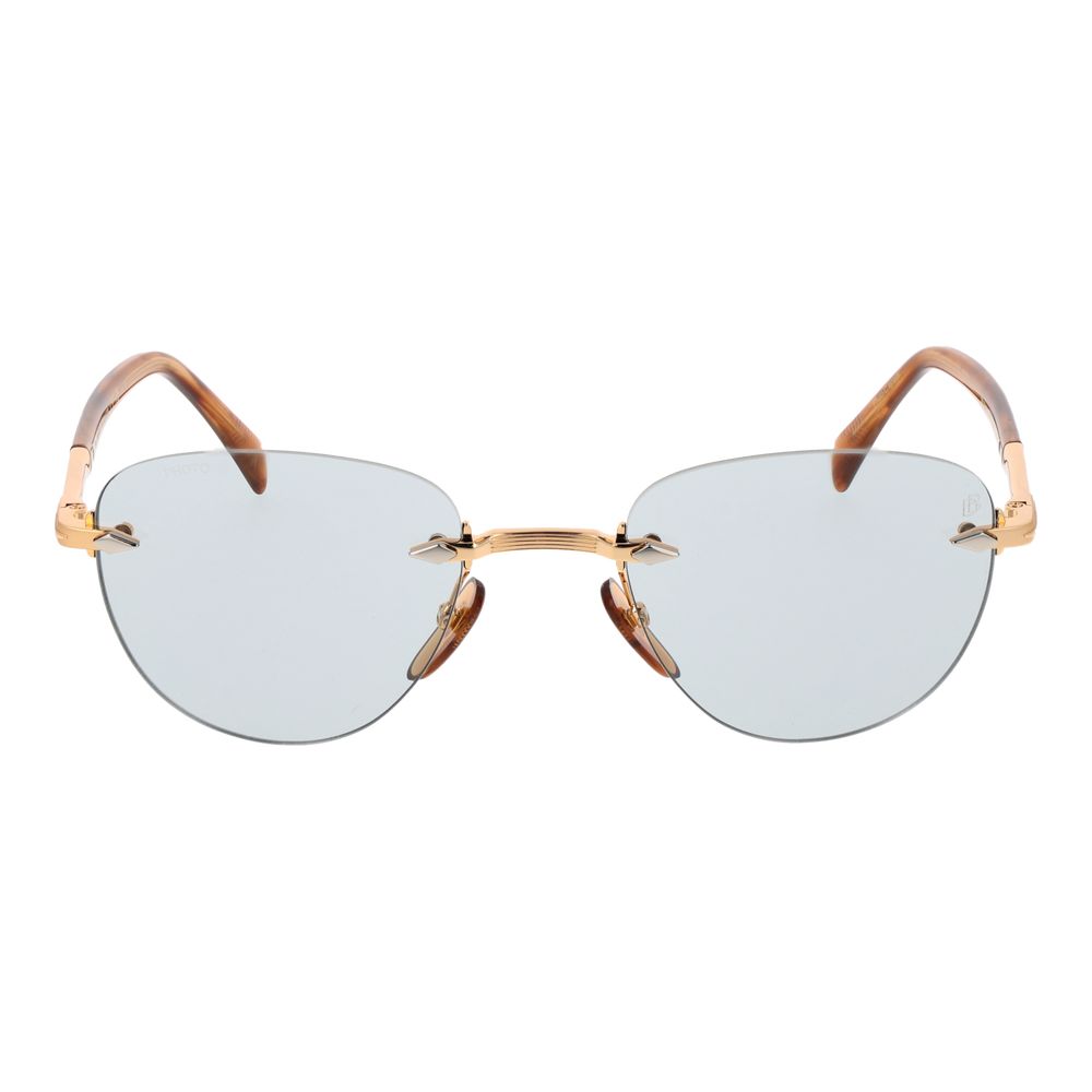 Gafas de sol metálicas doradas David Beckham