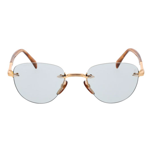 Gafas de sol metálicas doradas David Beckham