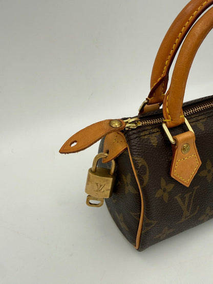 Sac Louis Vuitton Nano Speedy Finition Monogramme