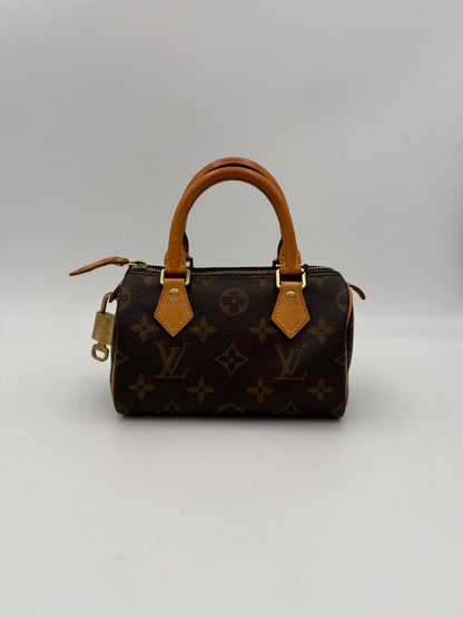 Sac Louis Vuitton Nano Speedy Finition Monogramme