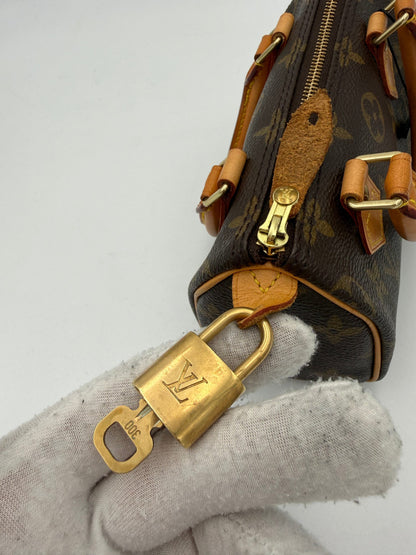 Sac Louis Vuitton Nano Speedy Finition Monogramme