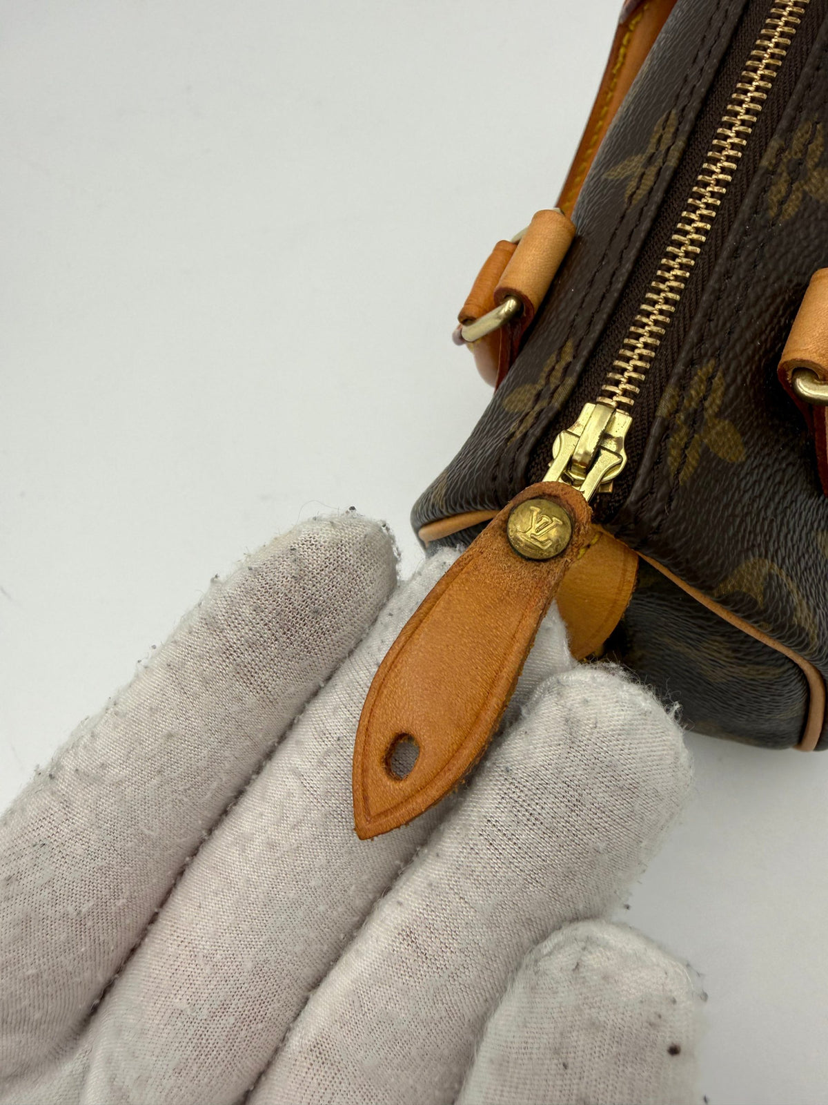 Sac Louis Vuitton Nano Speedy Finition Monogramme