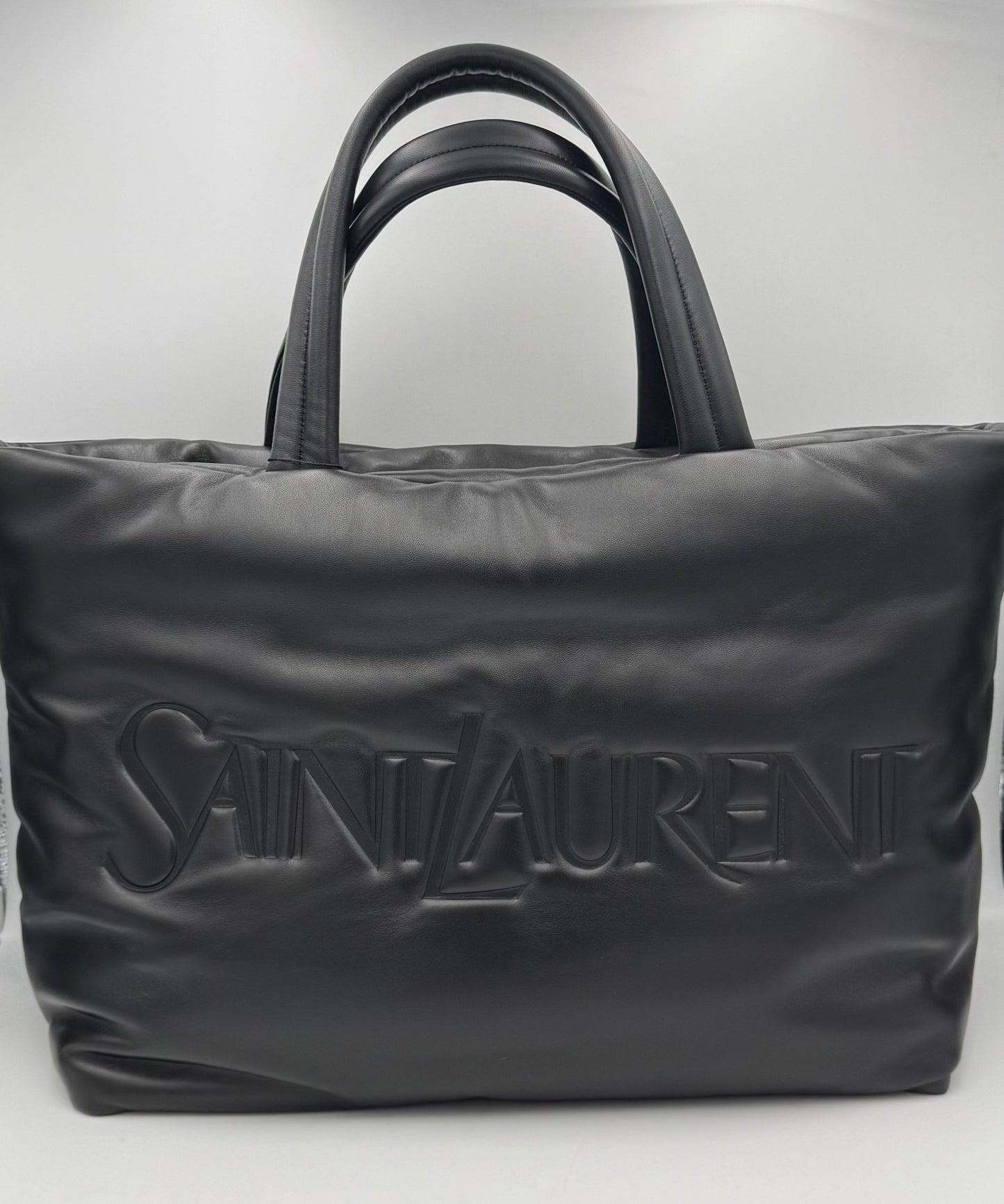 Saint Laurent SAINT LAURENT Shopping Bag grande de piel de cordero