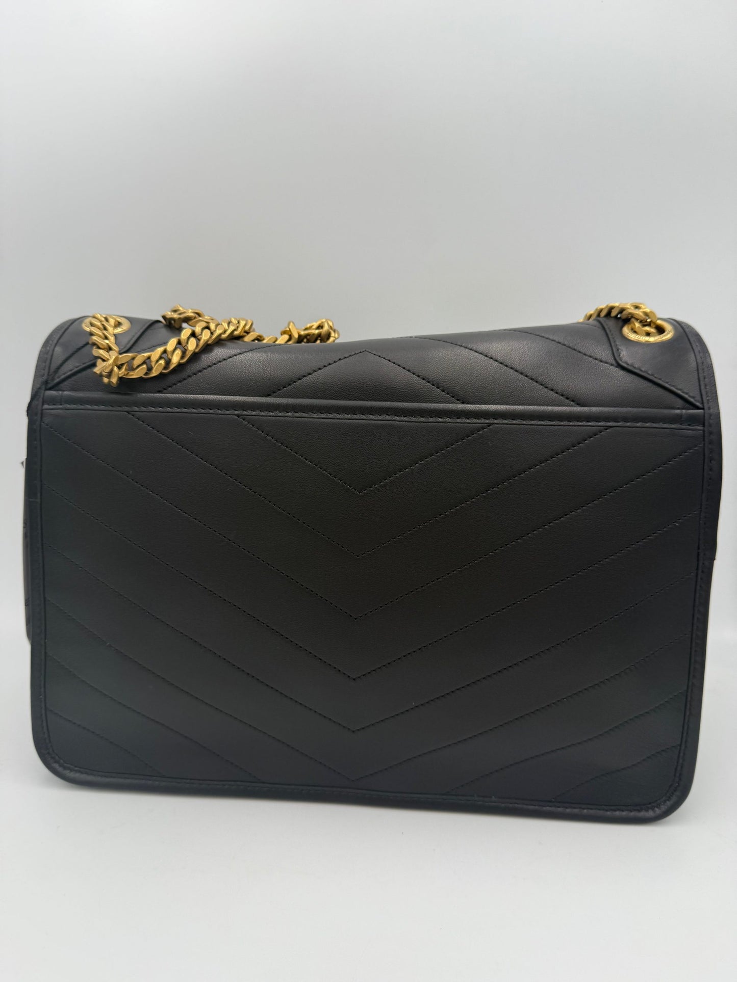 Saint Laurent SACO NIKI GRANDE de PIEL DE CORDERO