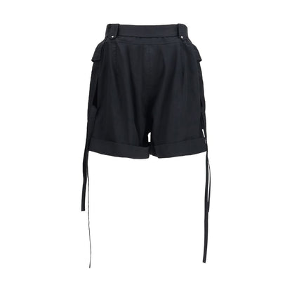 Bermuda en coton noir coupe classique Alexander McQueen