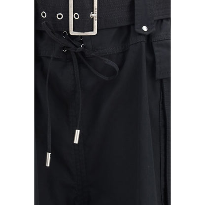 Bermuda en coton noir coupe classique Alexander McQueen