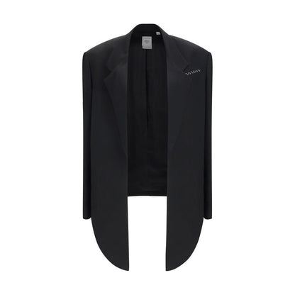 Chaqueta Calvin Klein negra de viscosa larga