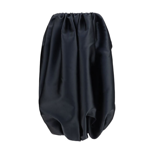 Falda Calvin Klein de poliéster negro