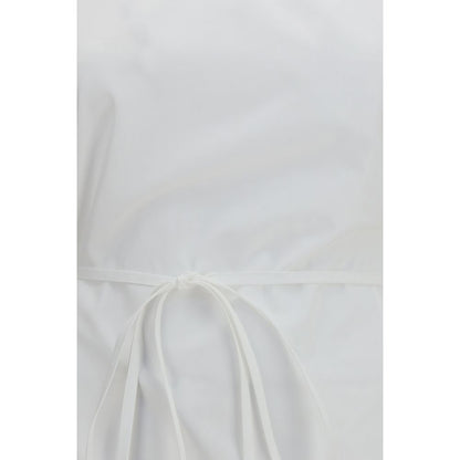 Camisa de manga corta de algodón blanca Calvin Klein