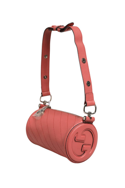 Gucci Mini Bolso De Hombro Blondie En Piel Rosa