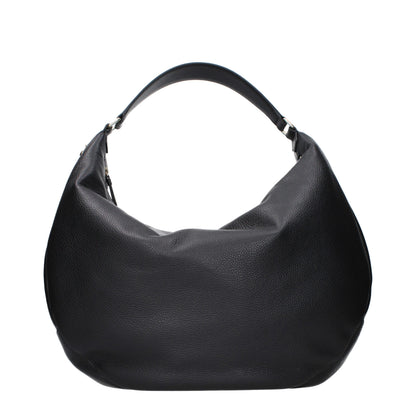 Bolso de hombro Jimmy Choo de cuero negro