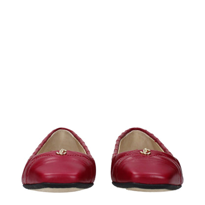 Bailarinas Jimmy Choo de cuero rosa