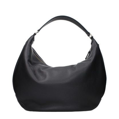 Bolso de hombro Jimmy Choo de cuero negro