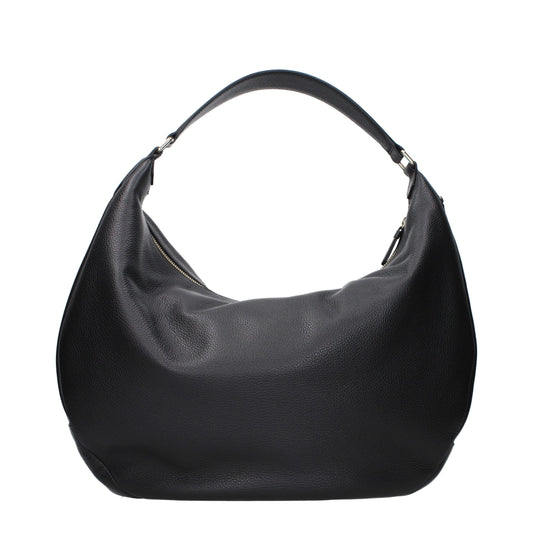 Bolso de hombro Jimmy Choo de cuero negro
