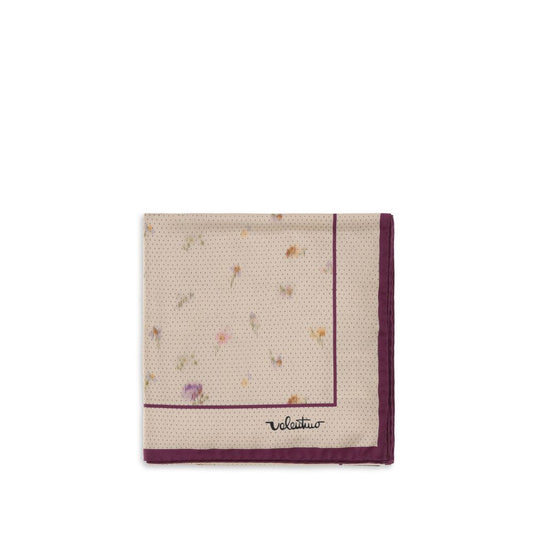 Pañuelo de seda beige Valentino Garavani