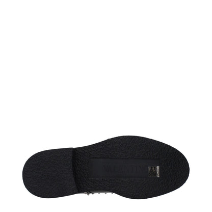 Zapatos Oxford y Derby Valentino Garavani de cuero negro