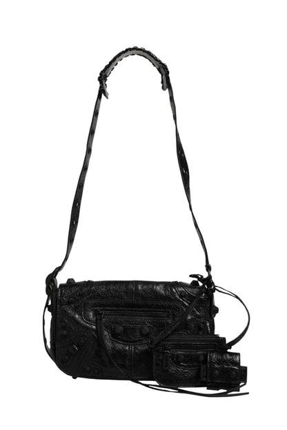 Balenciaga Bolso Con Solapa Le Cagole XS Tono Negro