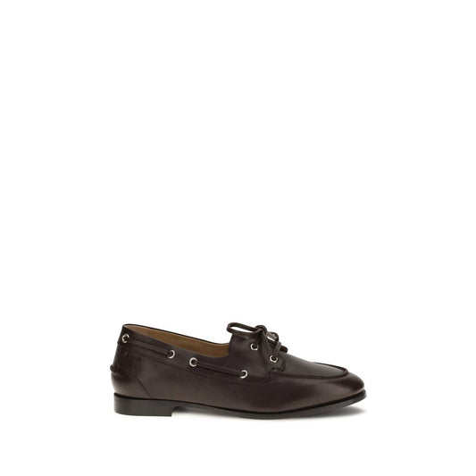 Mocasines sin cordones Bally de piel de becerro marrón Bos Taurus