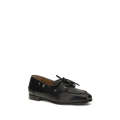 Mocasines sin cordones Bally de piel de becerro negra (Bos Taurus)