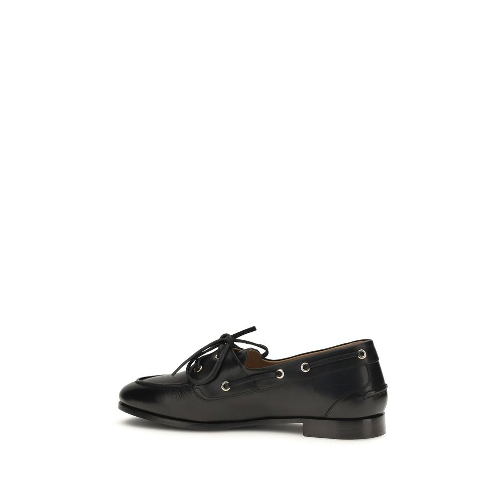 Mocasines sin cordones Bally de piel de becerro negra (Bos Taurus)