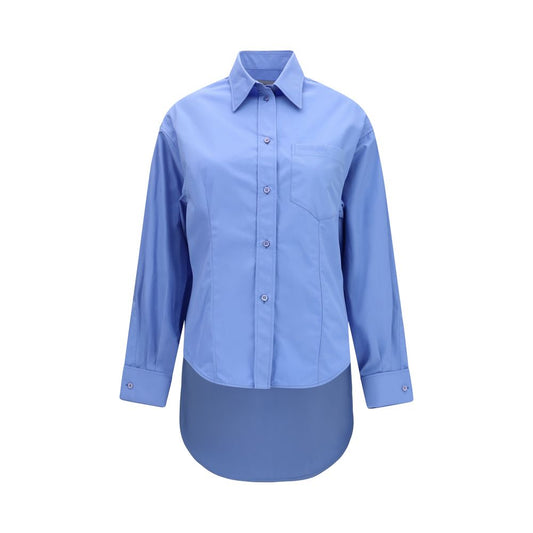 Camisa Balenciaga de algodón azul