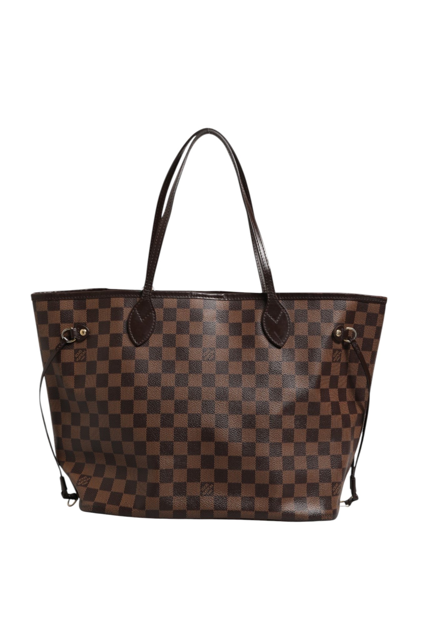 Louis Vuitton Bolso Neverfull Mm Estampado Damier Ebene