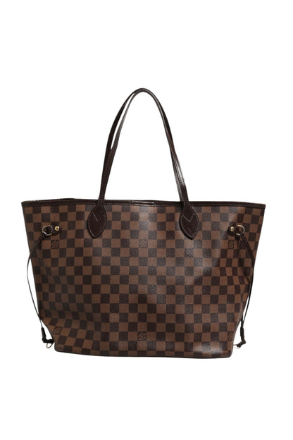 Louis Vuitton Bolso Neverfull Mm Estampado Damier Ebene